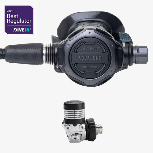  Aqualung Leg3nd Elite Black Edition Dive Regulator 