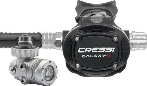  Cressi T10-SC Chrome / GALAXY-R Scuba Regulator 